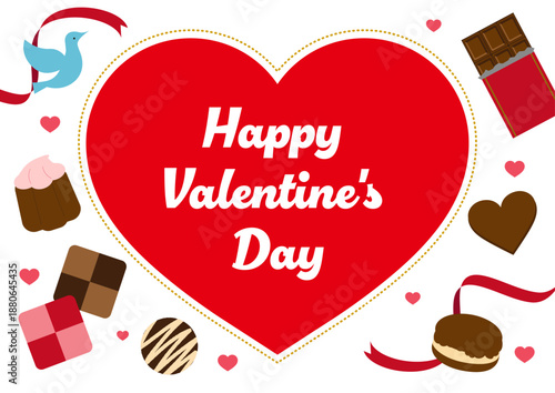 Red Valentine's Day Frame