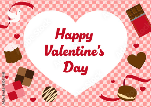 Pink Valentine's Day frame