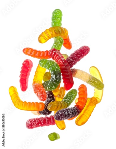 Wallpaper Mural Pile of colorful gummy worms Torontodigital.ca