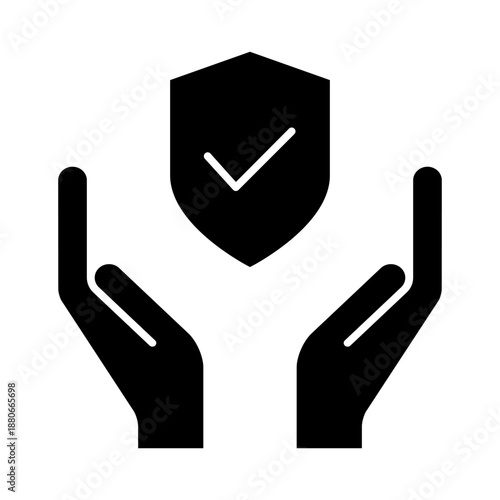 Protection vector icon. Defense Illustration sign.  Security symbol. safety logo.