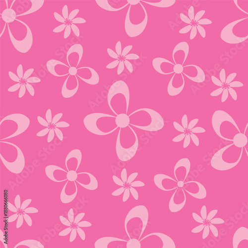 Wallpaper Mural seamless floral pattern Torontodigital.ca