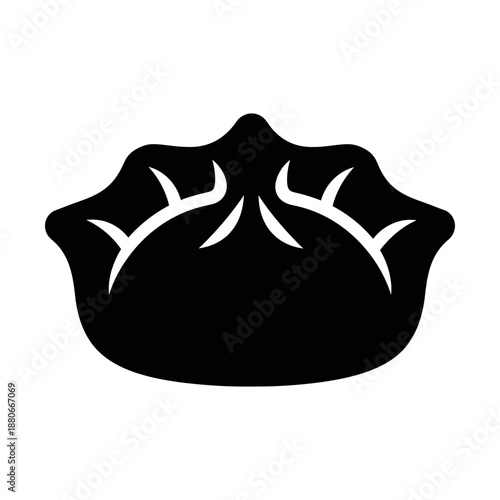 dumpling glyph icon