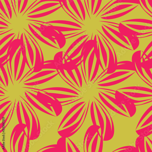 Wallpaper Mural seamless floral pattern Torontodigital.ca