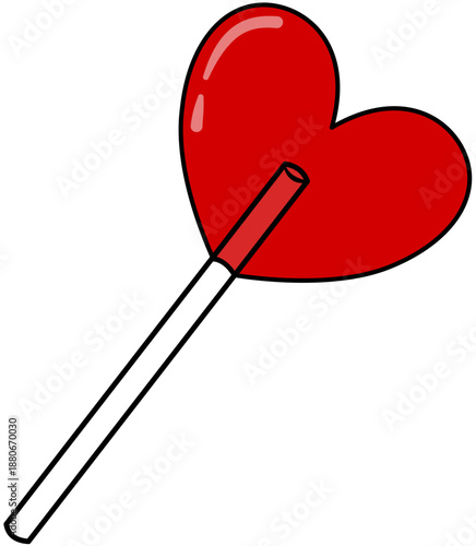 heart shaped lollipop