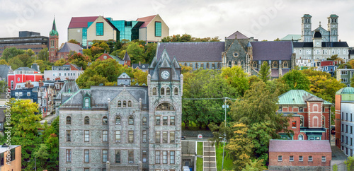 Canvastavla Cityscape St Johns, Newfoundland, Canada