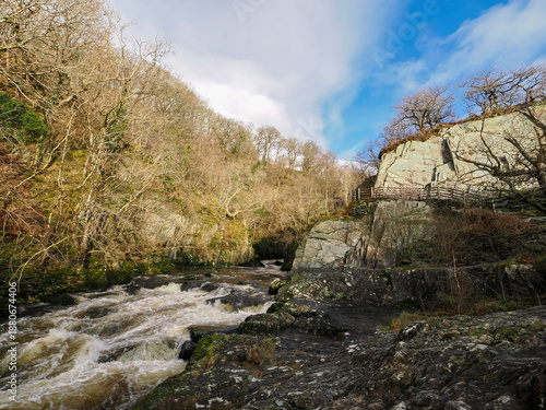 Ingleton Waterfalls Trail, Yorkshire – Scenic Forest Waterfall Landscape