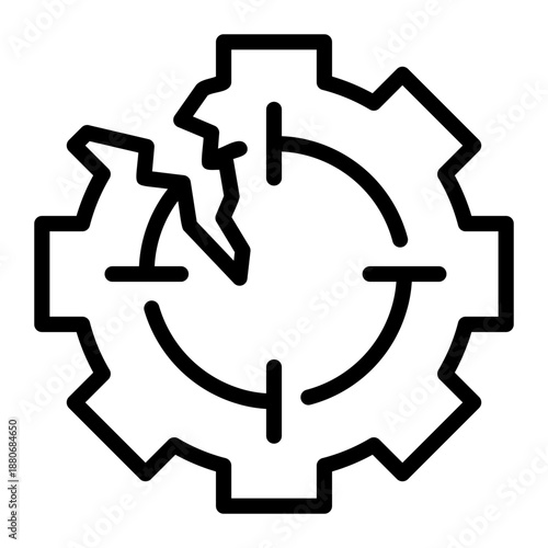 focus disruption icon