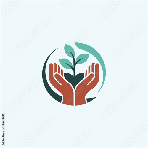 Logo for human welfare organization design 
