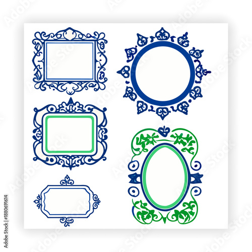 Mandala design for coloring. Vector floral mandala. Geometric ornamental mandalas Outline Vector