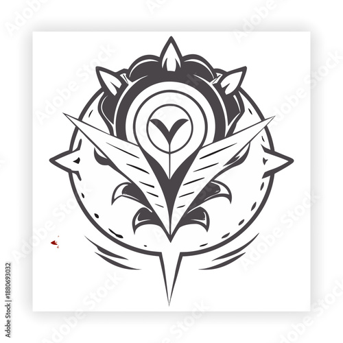 Mandala design for coloring. Vector floral mandala. Geometric ornamental mandalas Outline Vector