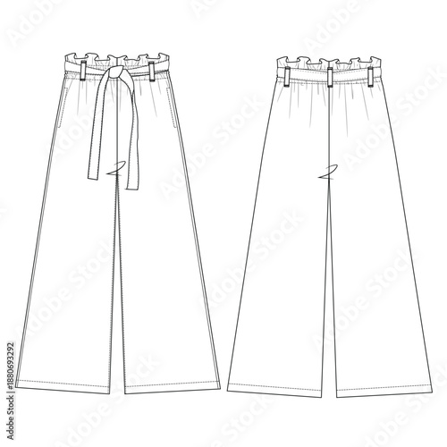 PAPERBAG WAIS PANT LADIES