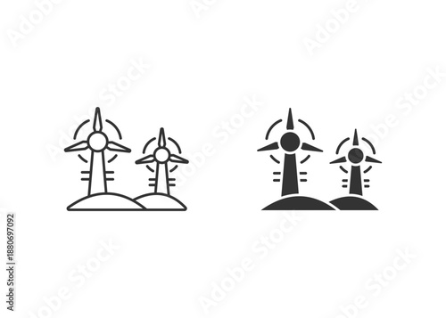Windmill Outline Icon