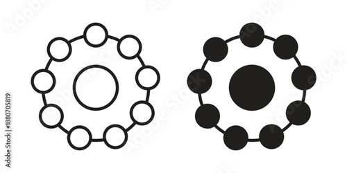 Antioxidant icons vector design template simple and clean