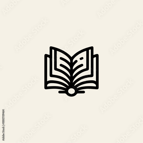 ook Club Logo, Minimal Reading Logo, Book Club Branding, Feminine Line Art Book Logo, Elegant Literary Logo, Modern Reading Club Identity, Book Lover Icon, Reading Club Logo, Book Icon Clipart, Litera