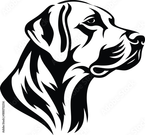 Cute portrait of a sitting black and white dachshund puppy vector illustration isolated on a white background as a domestic canine pet art drawing