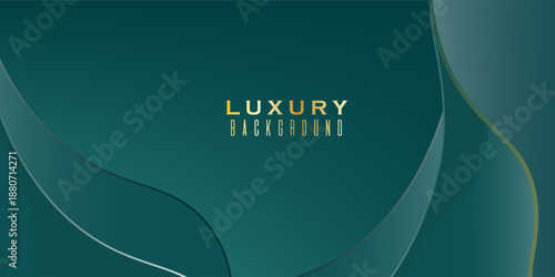 Tosca emerald and white Award Background. Grand Luxury Decorative Banner for Wedding card and Birthday.Modern trendy design