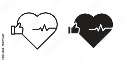 Good health icons vector design template simple and clean