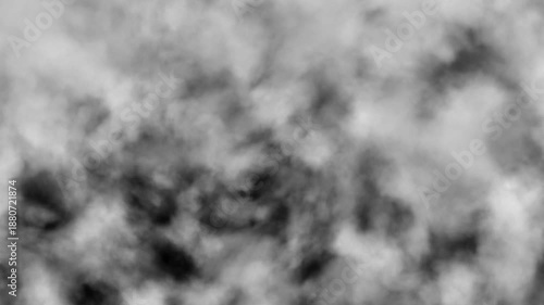 Flying through clouds. Forward aerial motion with depth and soft cloud layers. Design for cinematic transitions or dreamlike overlays. Realistic graphic animated footage