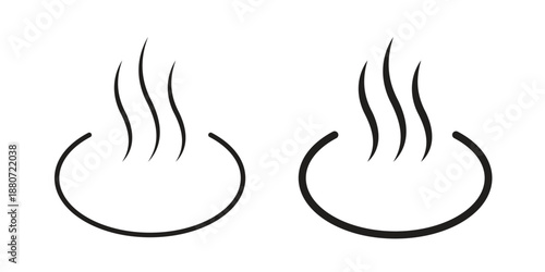 Onsen icons vector design template simple and clean