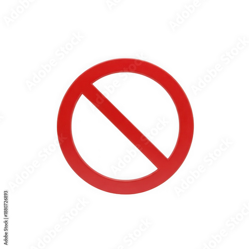 Free Download Red prohibition symbol isolated on transparent background - GFXLoad