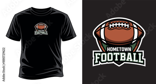 Soccer Football Graphic Vector Art T-Shirt Design Print Templet