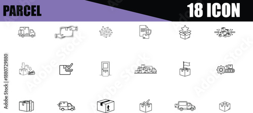 Contactless pay icon set mobile payment symbols