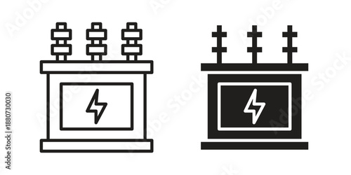 Transformer icons vector design template simple and clean