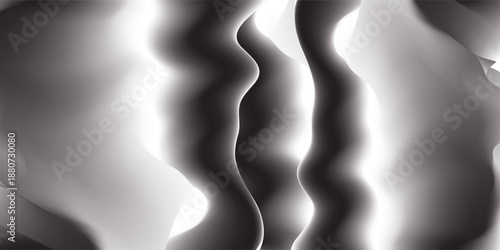 Vector black and white halftone gradiend background,pattern made of a lines, grunge graphic backdrop, web banner template.