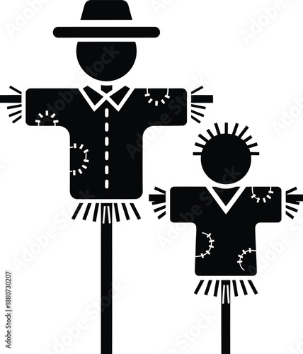 Scarecrow Farm Illustration