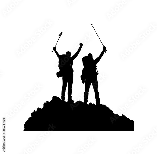 Mountaineers Celebrating Summit