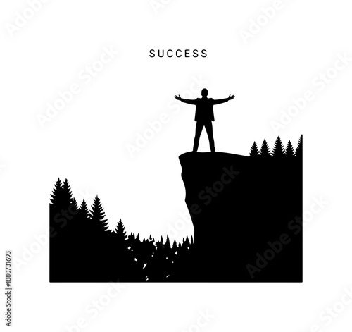 Success and Achievement Silhouette
