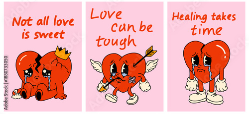 Broken Heart Healing Valentine Cards