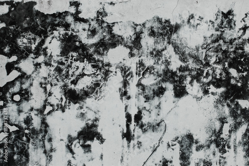 Wallpaper Mural Texture of old concrete wall with peeling black and white paint in grunge style Torontodigital.ca