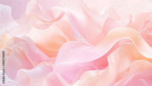 Soft Colors Blend in an Abstract Style During a Creative Moment of Inspiration
