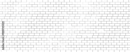 White and black brick wall background, Realistic white masonry for metro, kitchen, bathroom design.