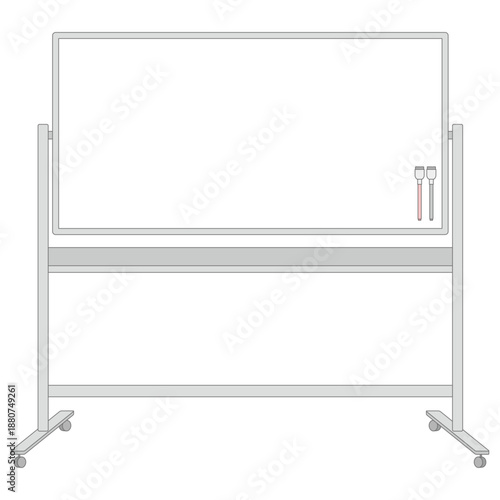 ホワイトボード（線あり）