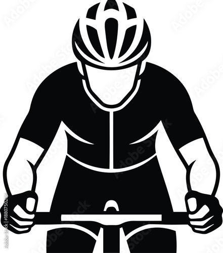 Wallpaper Mural Bicycle Cyclist Icon Torontodigital.ca