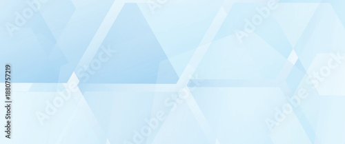 Light Blue Geometric Abstract Background with Overlapping Diamond Shapes and Gradient