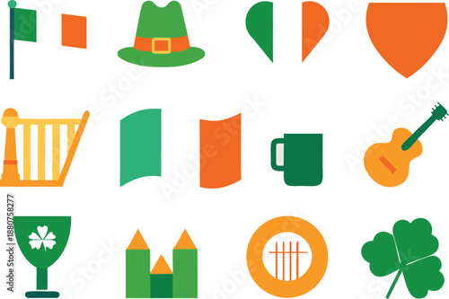 St. patrick's day icons