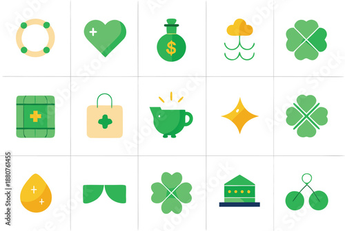 St. patrick's day icons