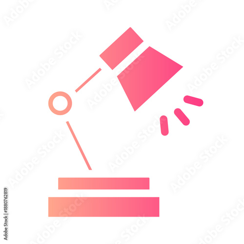 table lamp gradient icon