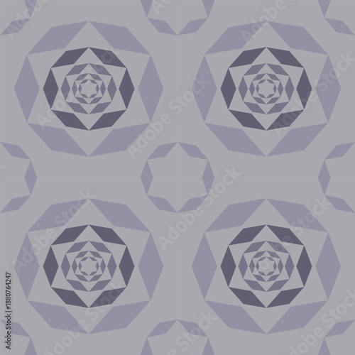 seamless pattern with geometric shapes