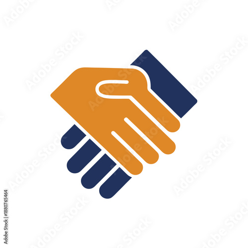 Hands joining together in partnership isolated on transparent background