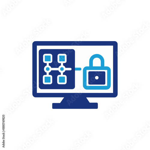 Wireless connection between laptop and smartphone isolated on transparent background