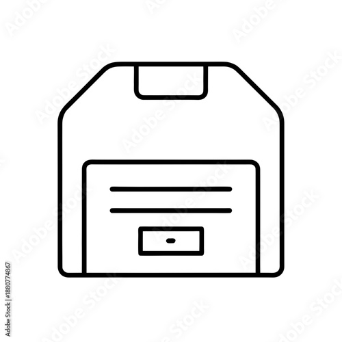 Vector floppy disk icon