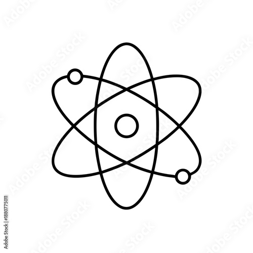 Vector atom icon