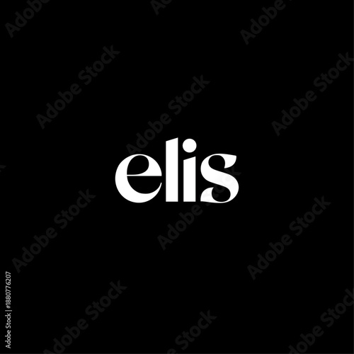 Minimal ELIS logo design with elegant typography