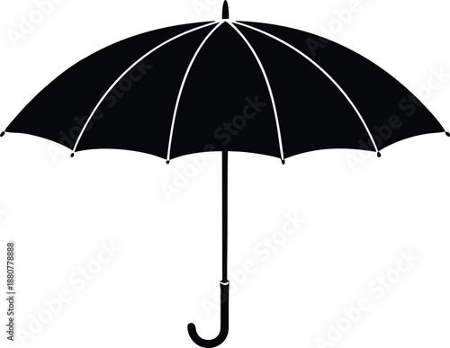 Classic open umbrella weather protection, Waterproof shelter for bad weather