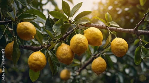 Lemon on tree