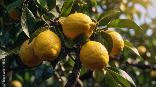 Lemon on tree